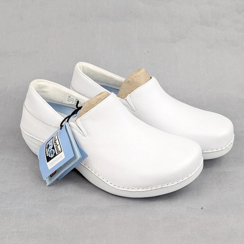 NWT Womens Timberland Renova Pro Series Shoes Size 10 M White Clogs
